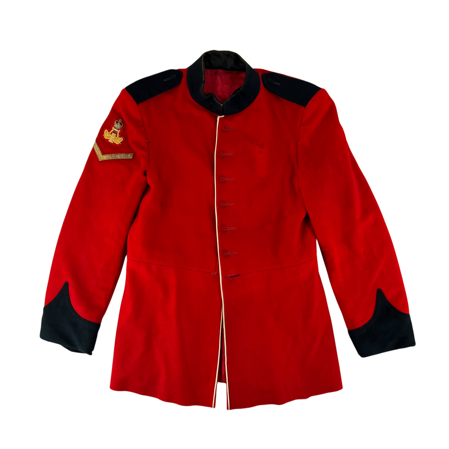 British Army Red Tunic Jacket - Queen's Division Minden Band - Large