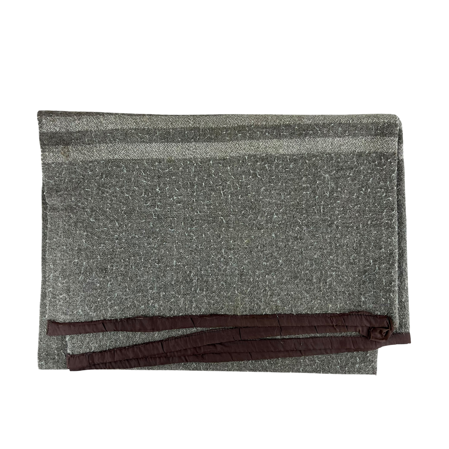 Romanian Army Oatmeal Brown Wool Blanket