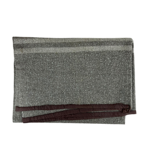 Romanian Army Oatmeal Brown Wool Blanket