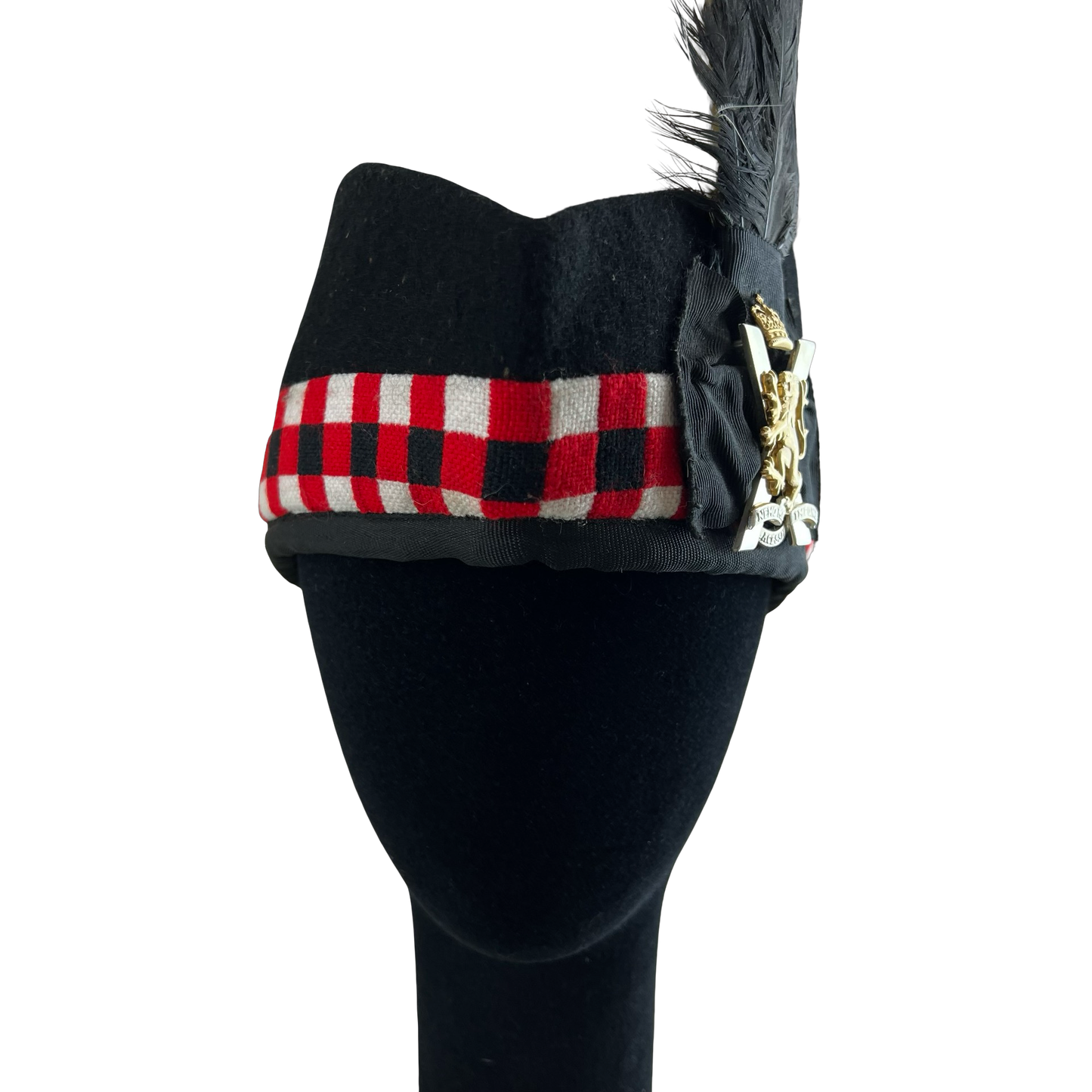 British Army Glengarry w/ Badge & Plume - Royal Regiment of Scotland - Large 59cm