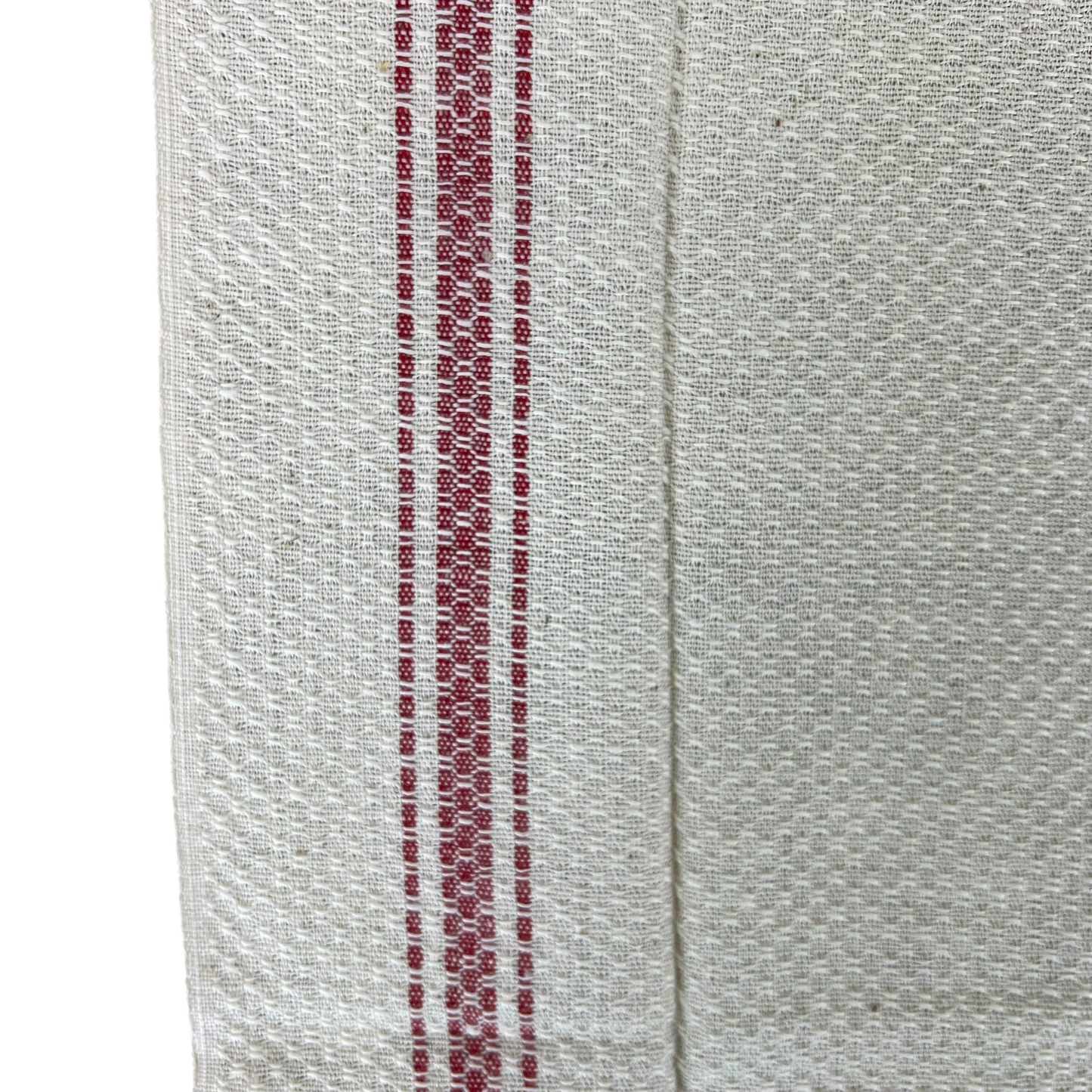 Finnish Army WW2 Cream w/ Red Stipe Tea Towel
