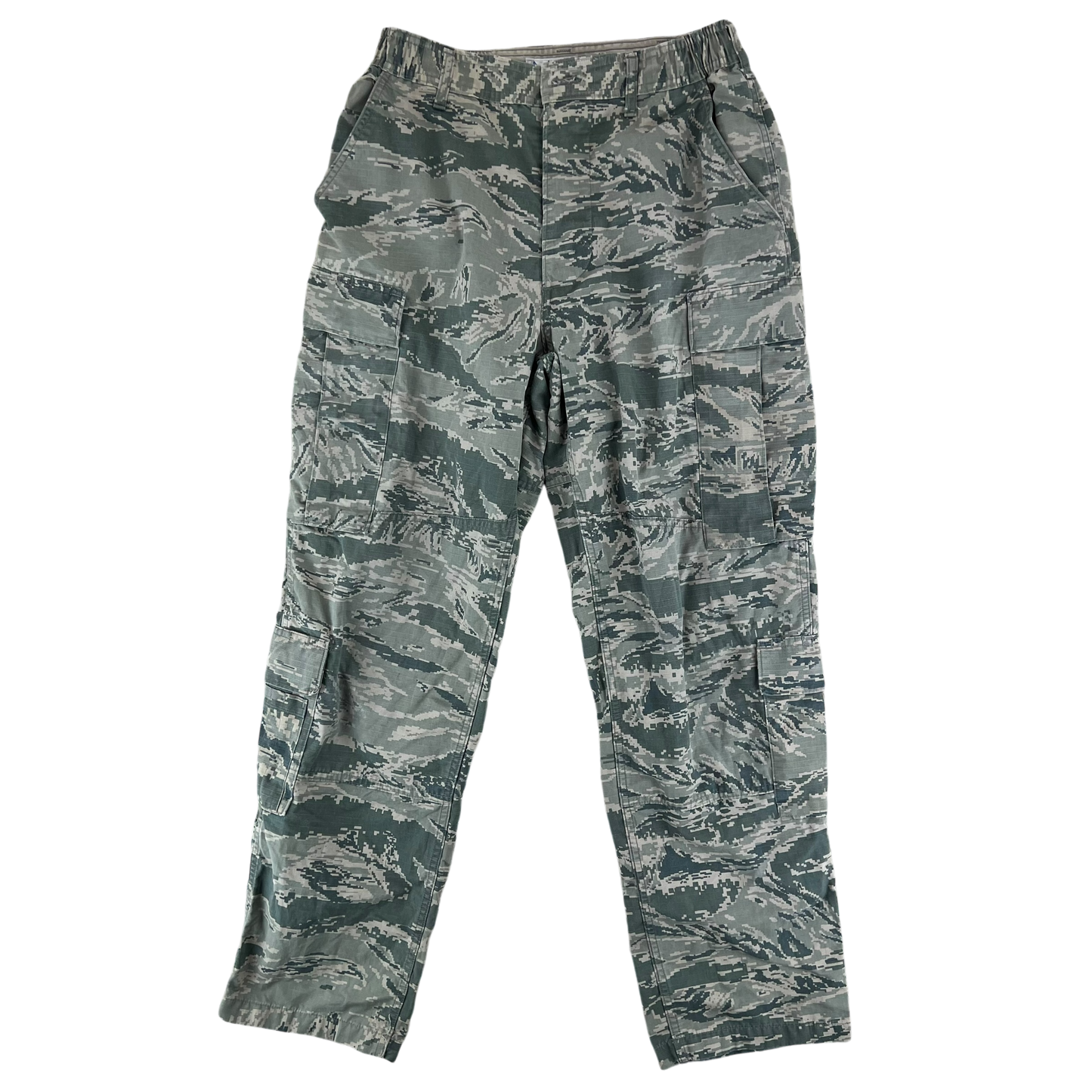 US Air Force Digital Tiger Stripe DTS Pixel Camouflage BDU Combat Trousers - W28 L31