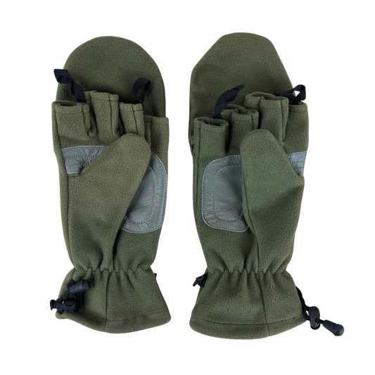 Dutch Army Winter Fingerless Gloves / MIttens -