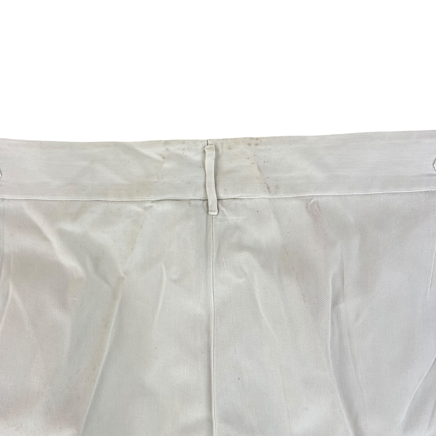 British Merchant Navy 50s Tropical White Trousers - W43 L29