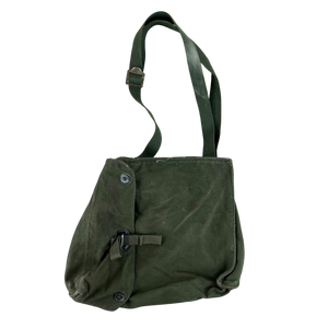 Swedish Army M51 Bag Gas Mask Haversack Olive Green Canvas