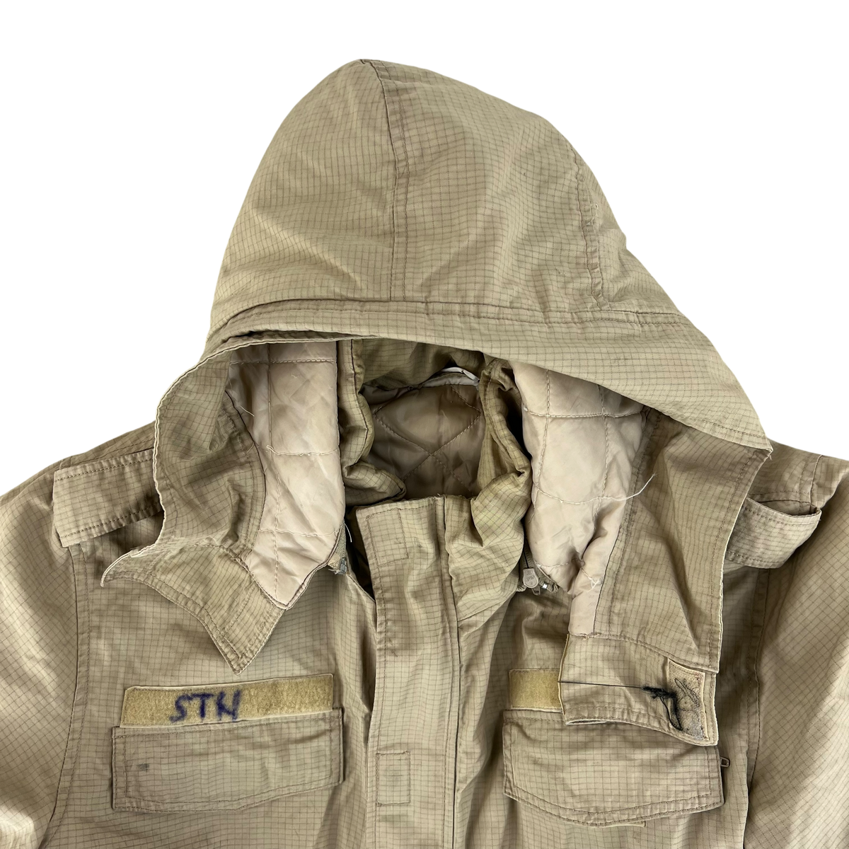 Romanian Army Tan Thermal Ripstop Parka Coat - Large