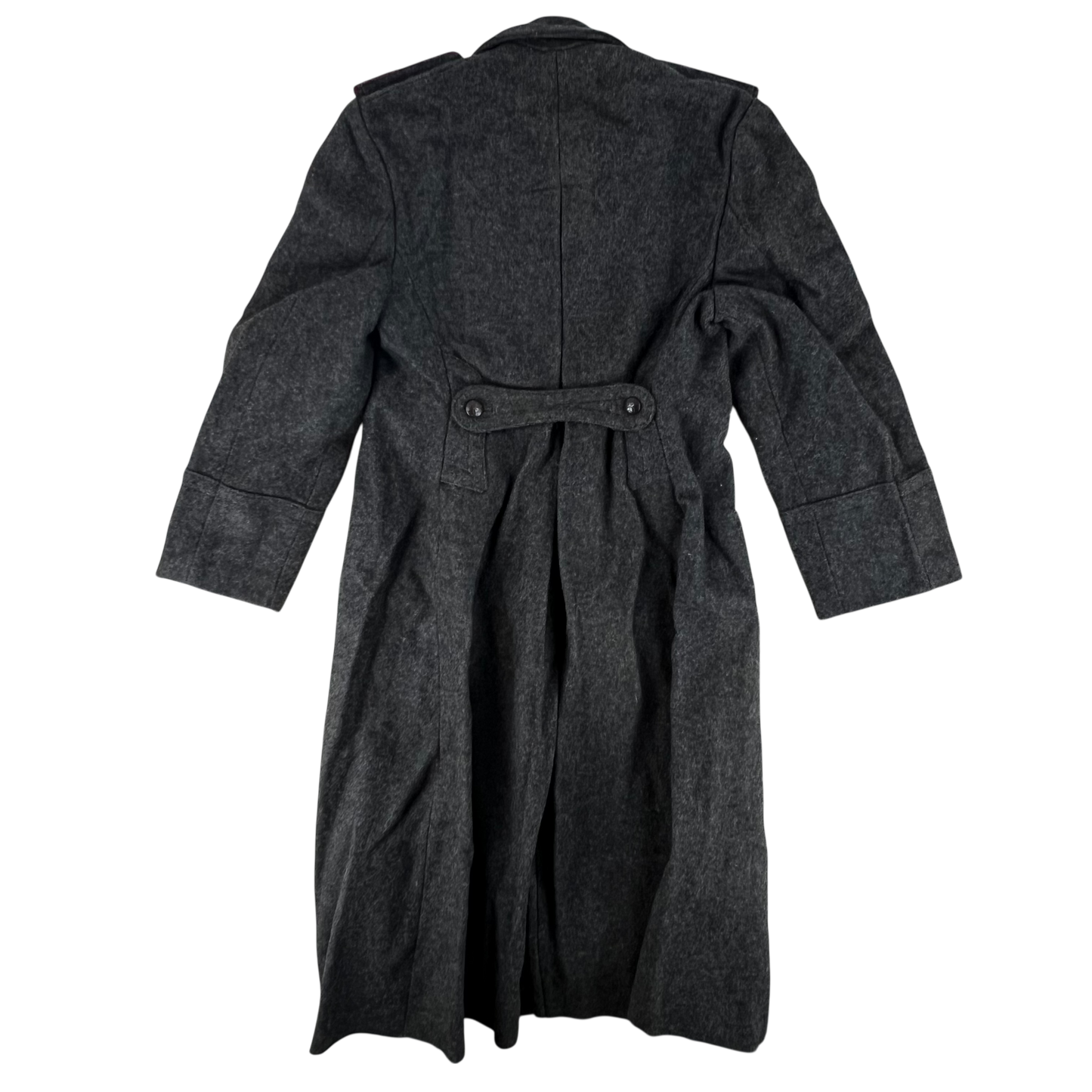 Bulgarian People's Army 50s Grey Wool Greatcoat - Medium