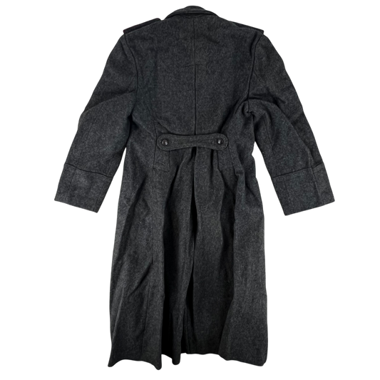 Bulgarian People's Army 50s Grey Wool Greatcoat - Medium