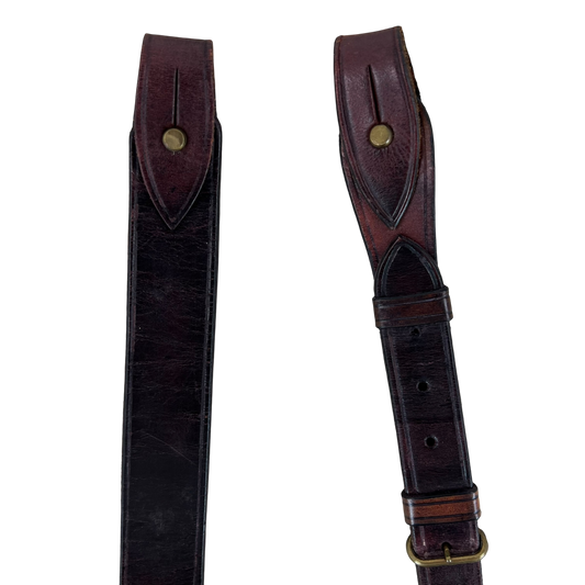 British Army Oxblood Leather Sam Browne Belt Shoulder Strap - L39