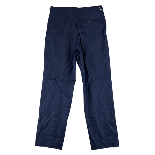 British Royal Navy Poly-Cotton Working Dress Trousers - W32 L30.5