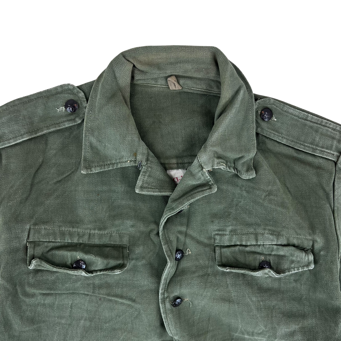 Bulgarian People's Army Olive Green Cossack Shirt - Medium