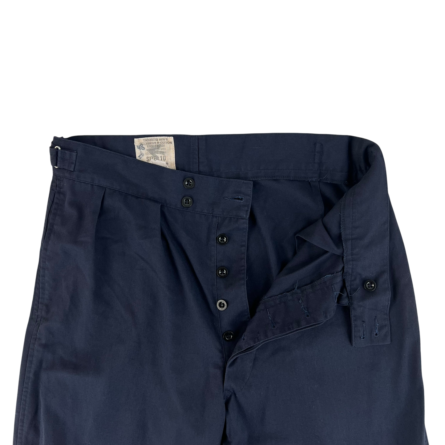 British Royal Navy Poly-Cotton Working Dress Trousers - W36 L31