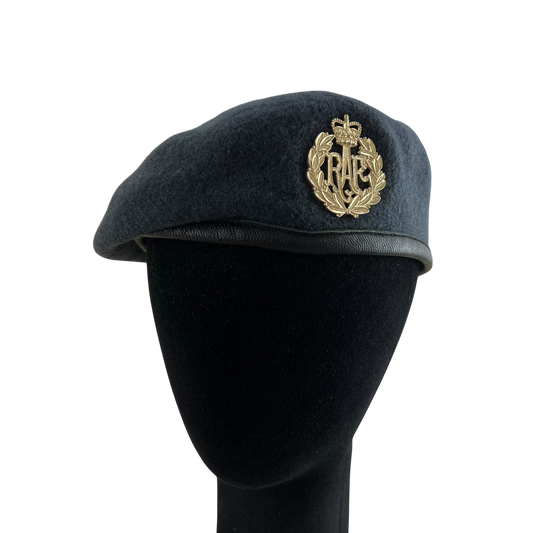 British RAF Beret w/ Badge - Small 55cm