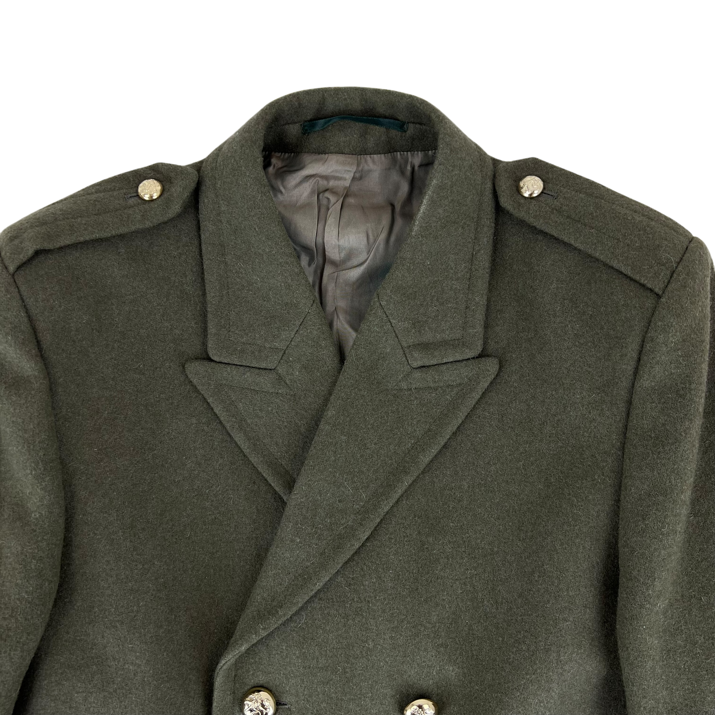 Belgian Army Olive Greatcoat - Medium