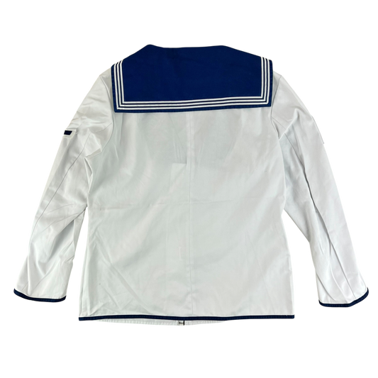 British Royal Navy Class II White Jumper Sailor's Top - X Large 182/116