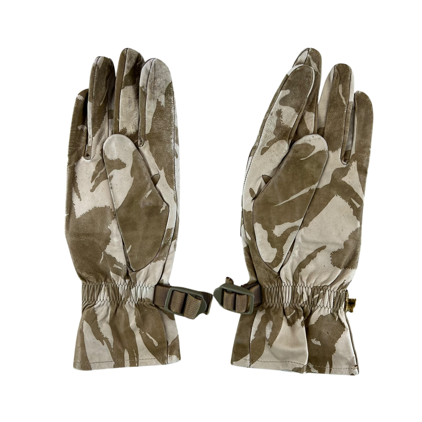 British Army Desert DPM Camouflage Warm Weather Leather Gloves - X Large SIZE 10