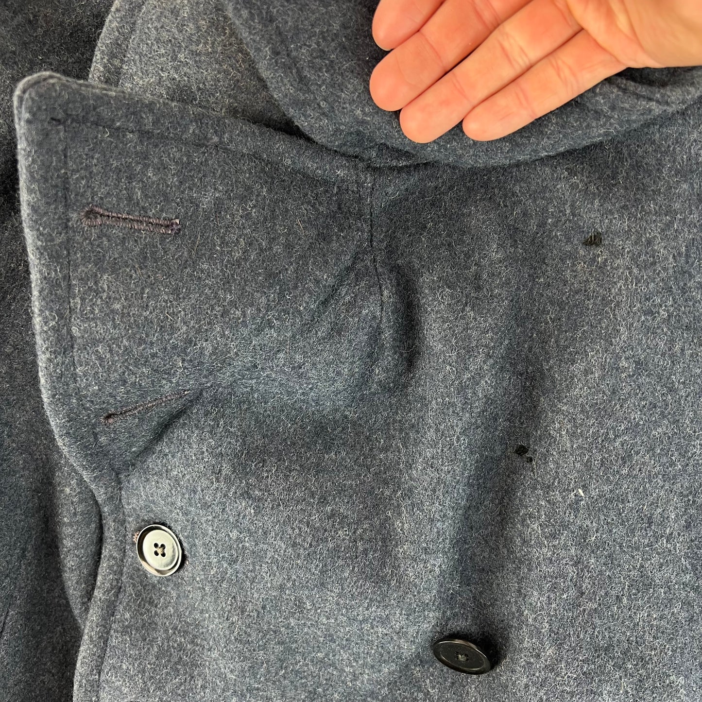 British RAF 50's New Pattern Wool Greatcoat - Medium SIZE 7