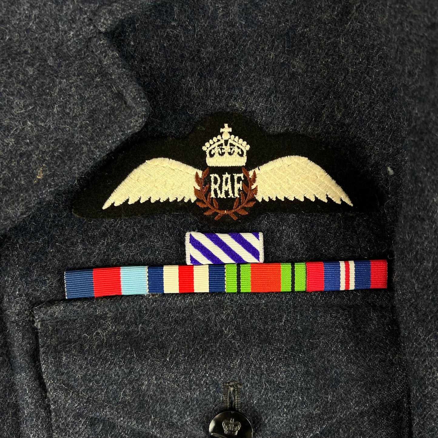 British RAF 60s Ike Battledress Jacket - Medium SIZE 7