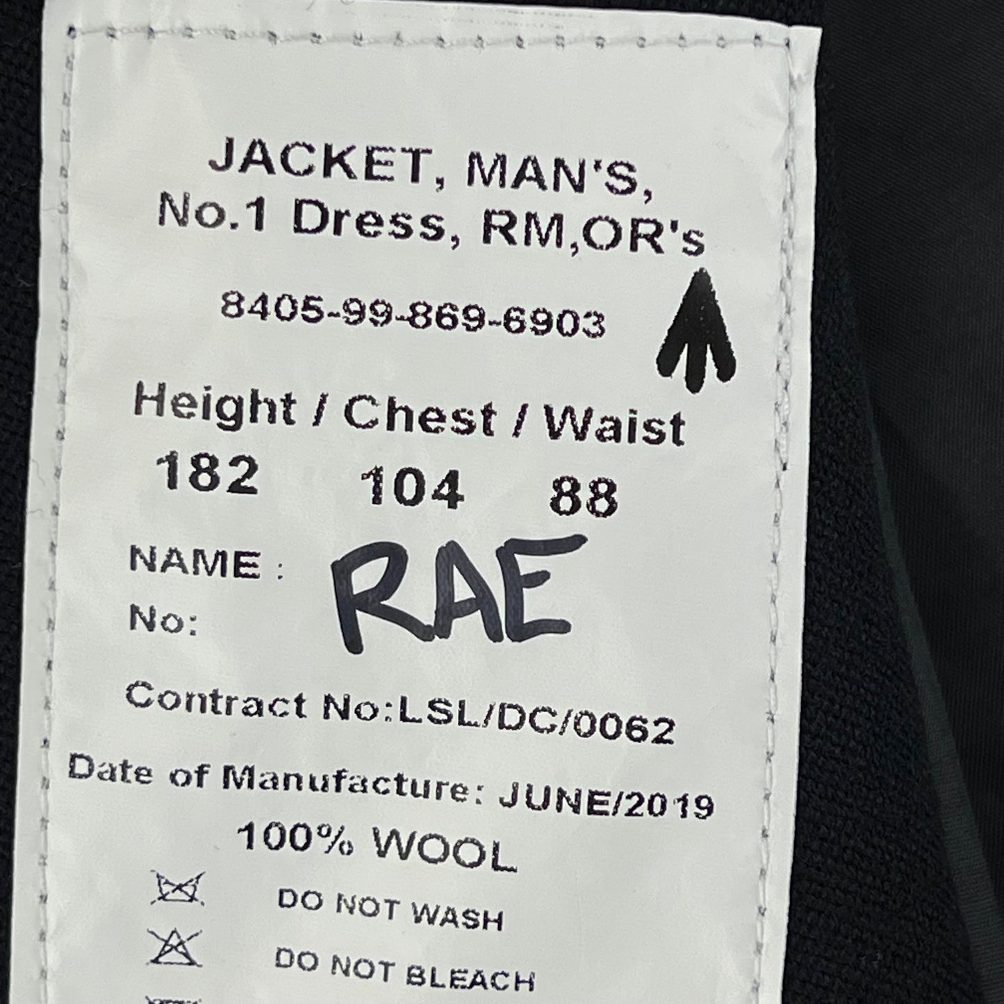 British Royal Marines No. 1 Dress Jacket - Medium