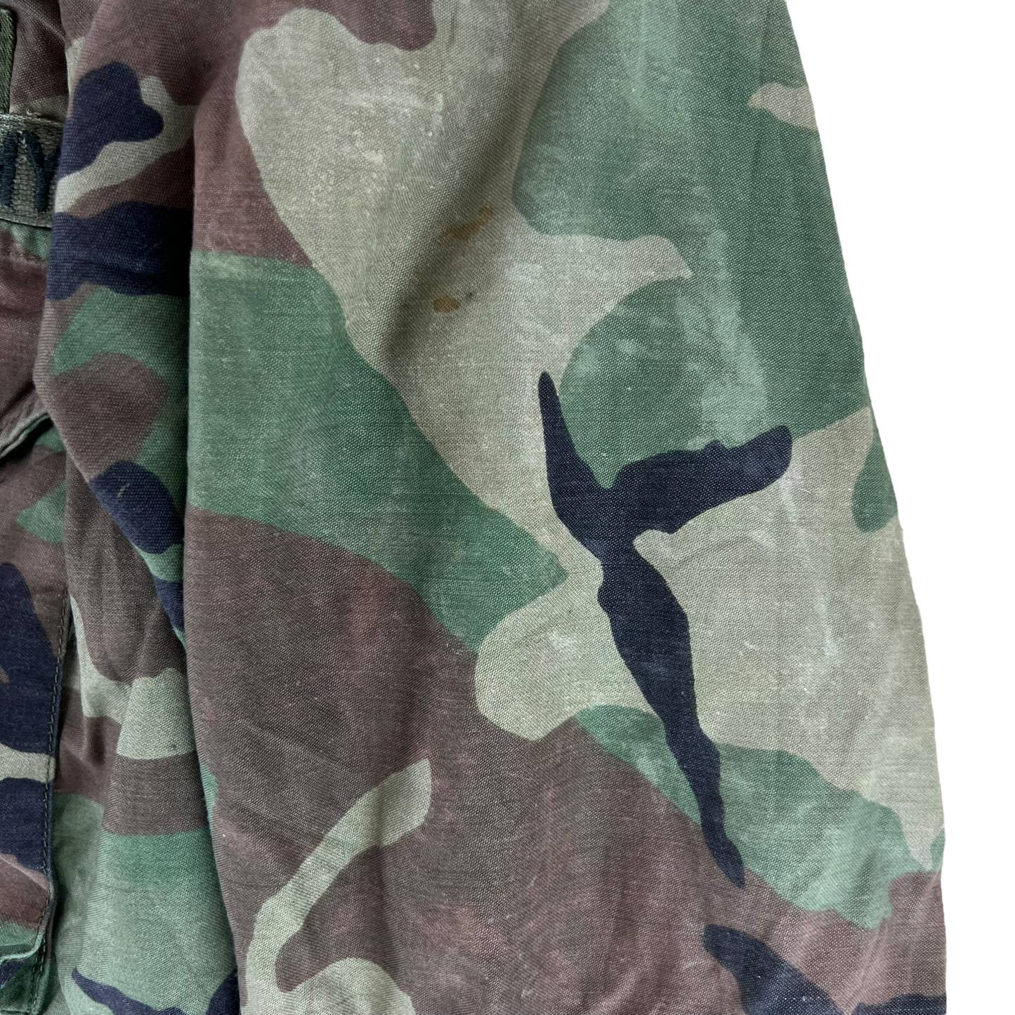 US Army M81 Woodland Camo M65 Cold Weather Field Coat - Large