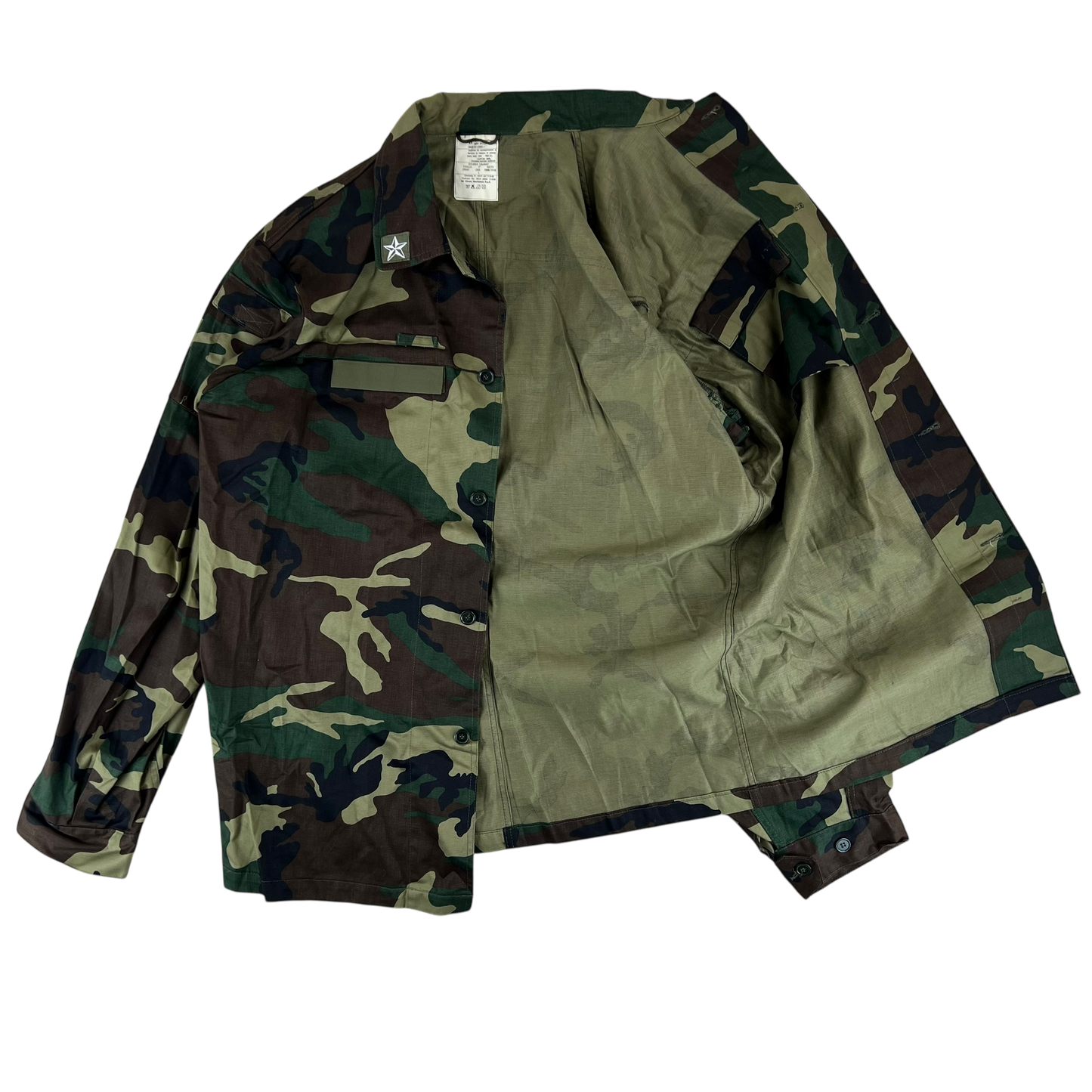 Italian Army Roma 90 Woodland Camouflage Combat Jacket - XX Large