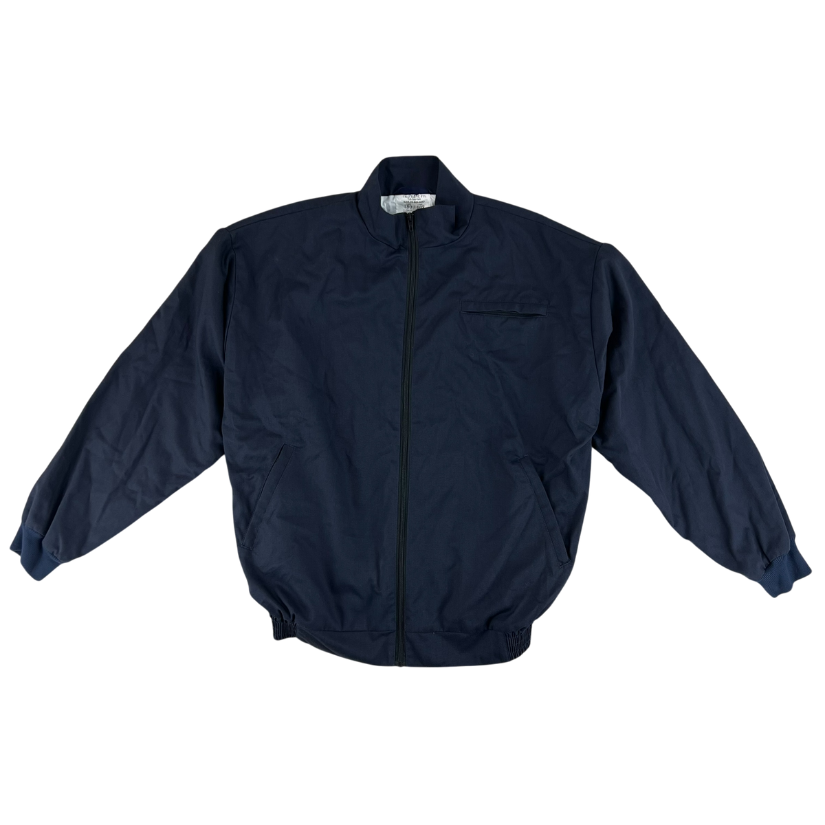 British Army / Tri-Services Navy Blue PTI Tracksuit Top Jacket - Large 180/108