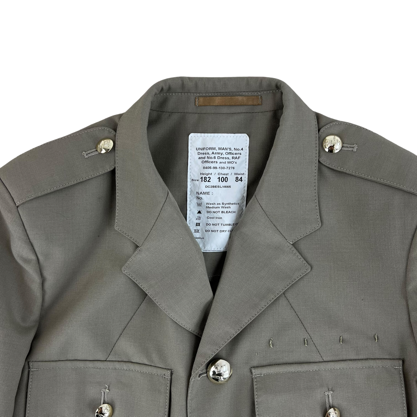 British RAF No. 6 Tropical Dress Jacket w/ Belt - Medium