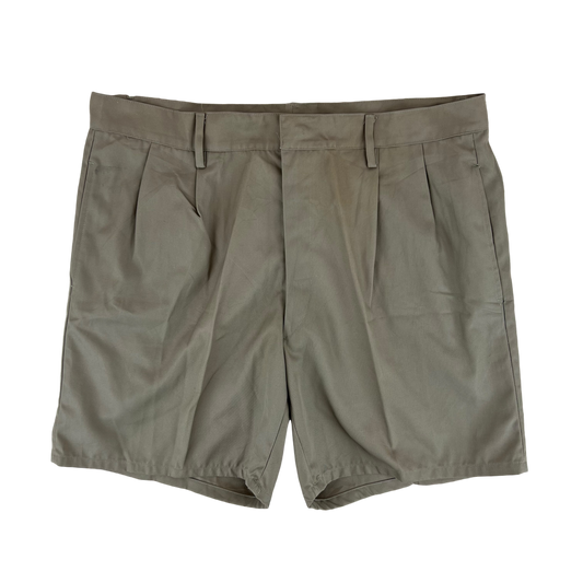 Italian Army Vintage Stone Chino Shorts - W37 L18