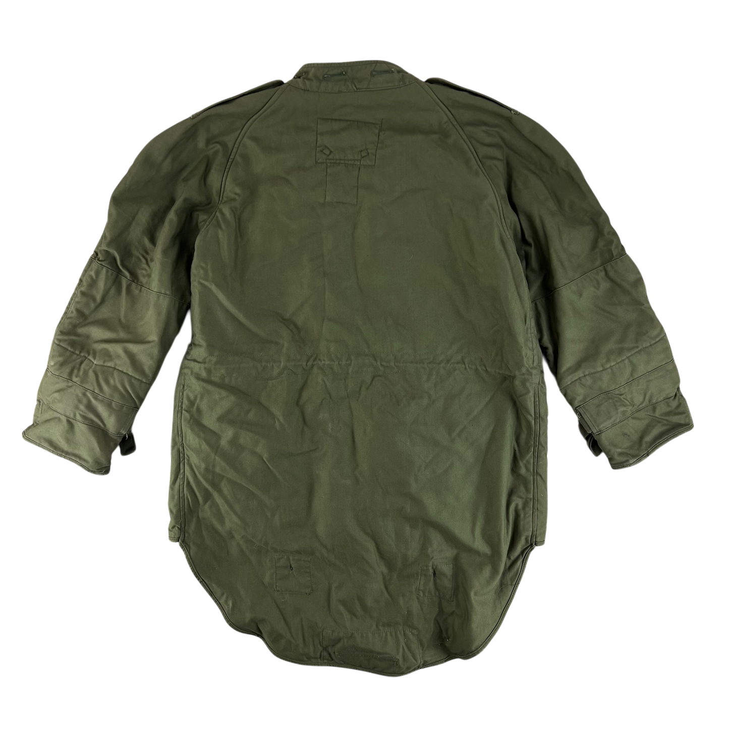 British Army 60s Olive Green Middle Parka - Large SIZE 2