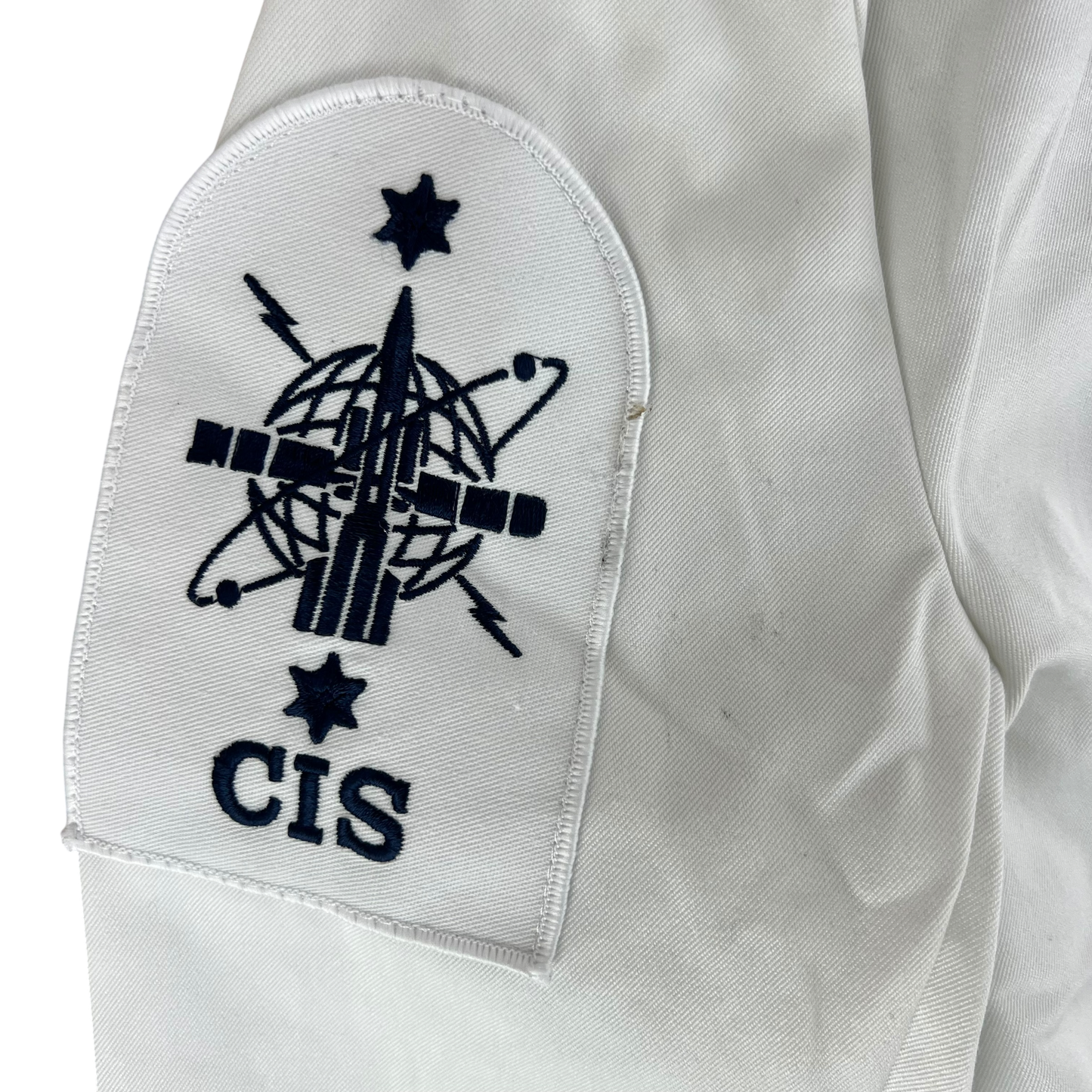 British Royal Navy Class II White Jumper Sailor's Top - Large 170/104