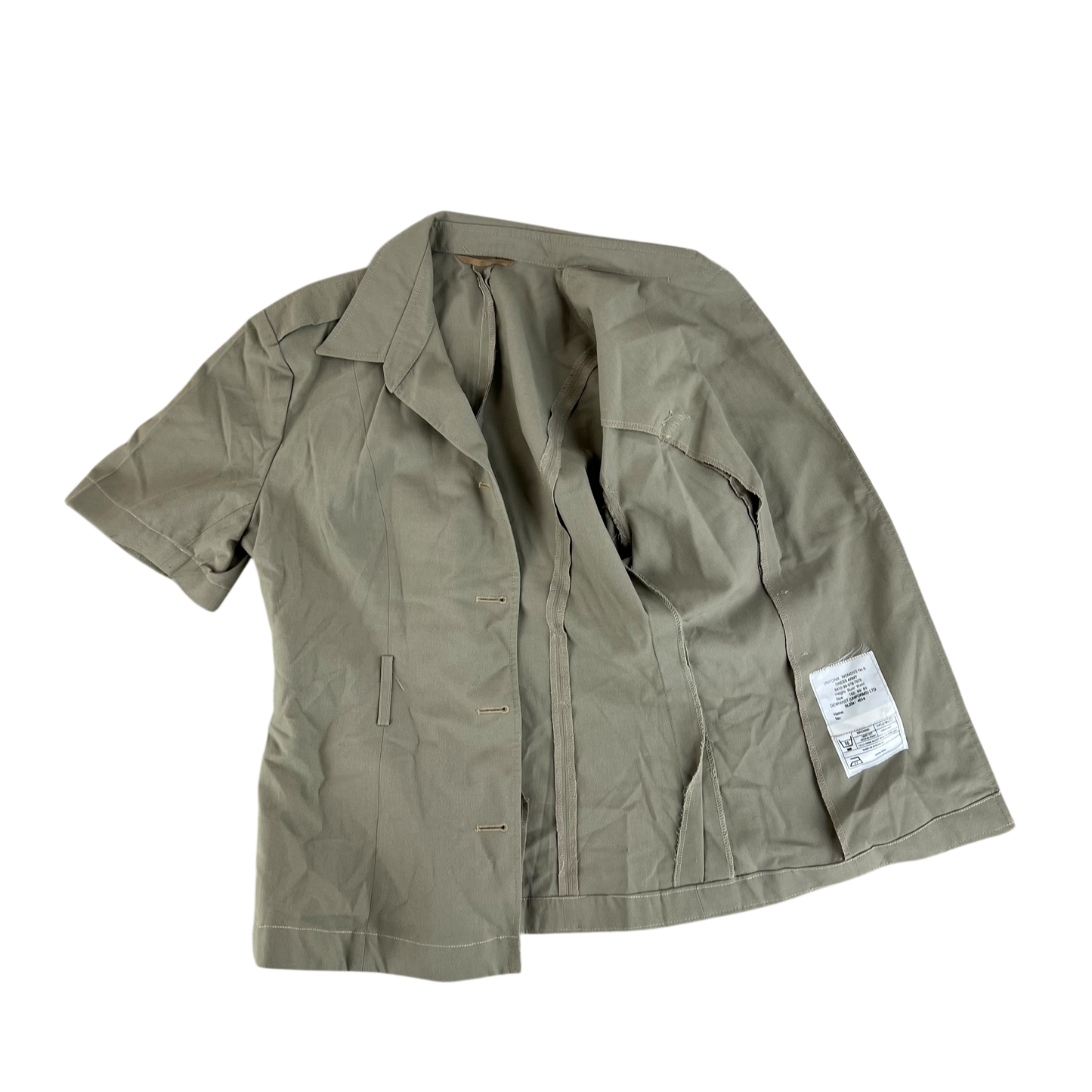 British Army No. 6 Tropical Dress Women's Jacket - RLC - Small 162/96