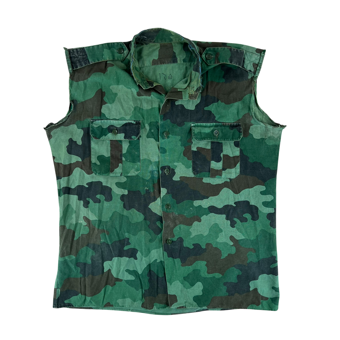 Serbian Army M93 Oak Leaf Camouflage Field Tailored Vest - X Large