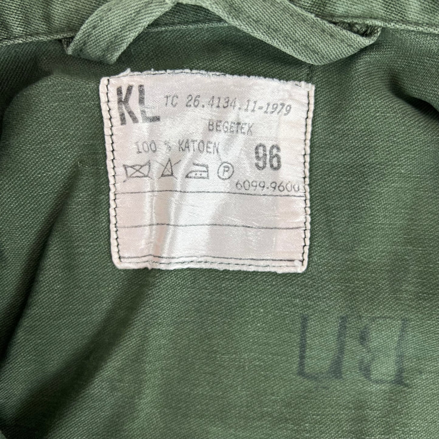 Dutch Army 70s Field Shirt Jacket Green Long Sleeve - Medium