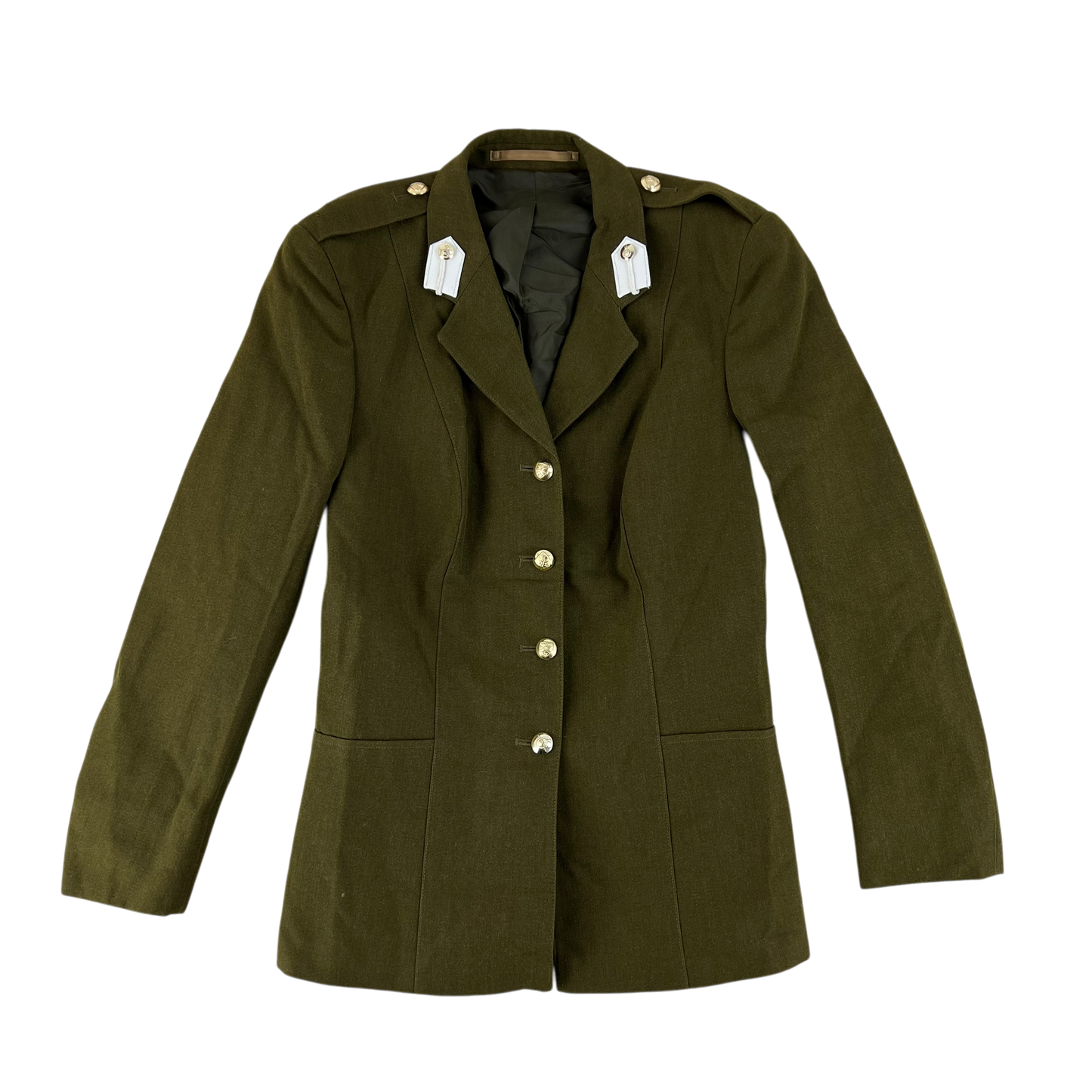 British Army Women's No. 2 Olive Green Dress Jacket - Edinburgh University Officer's Training Corps - Medium 178/100