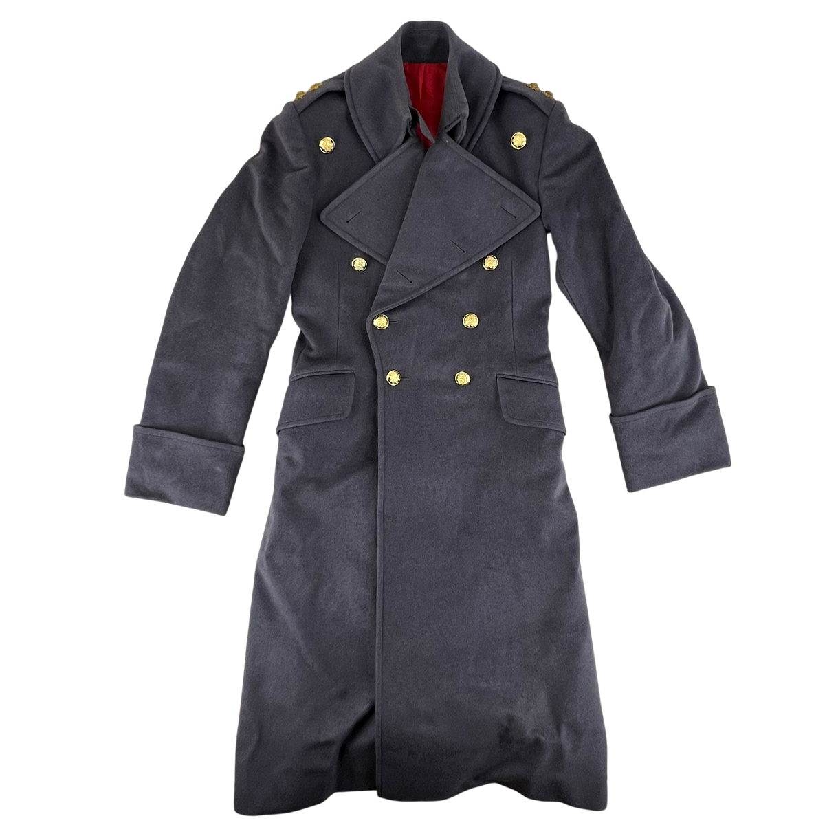 British Army Officer's Double Breasted Wool Greatcoat - Scots Guards - Small
