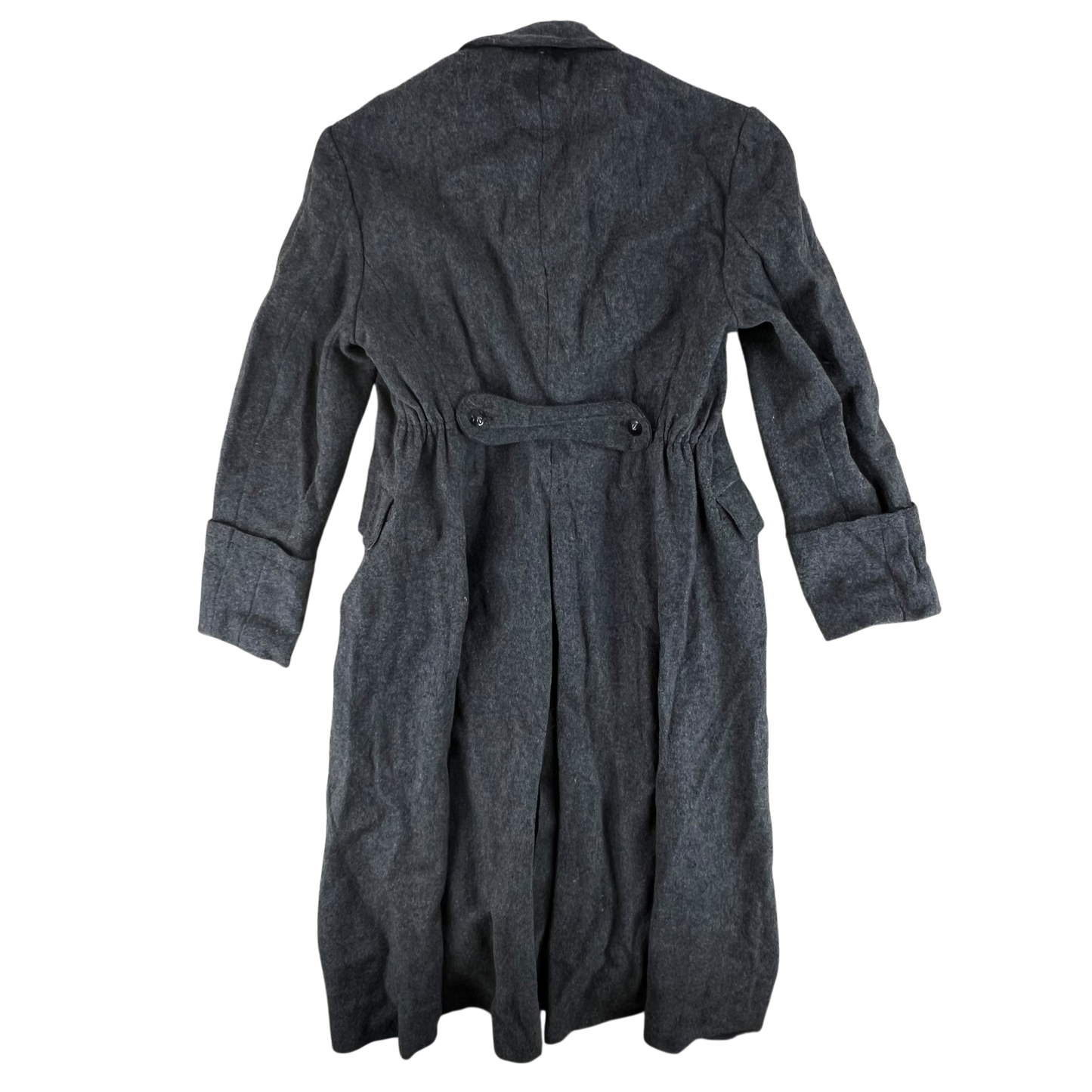 Bulgarian People's Army 70s Grey Wool Greatcoat - Large