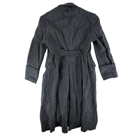 Bulgarian People's Army 70s Grey Wool Greatcoat - Large