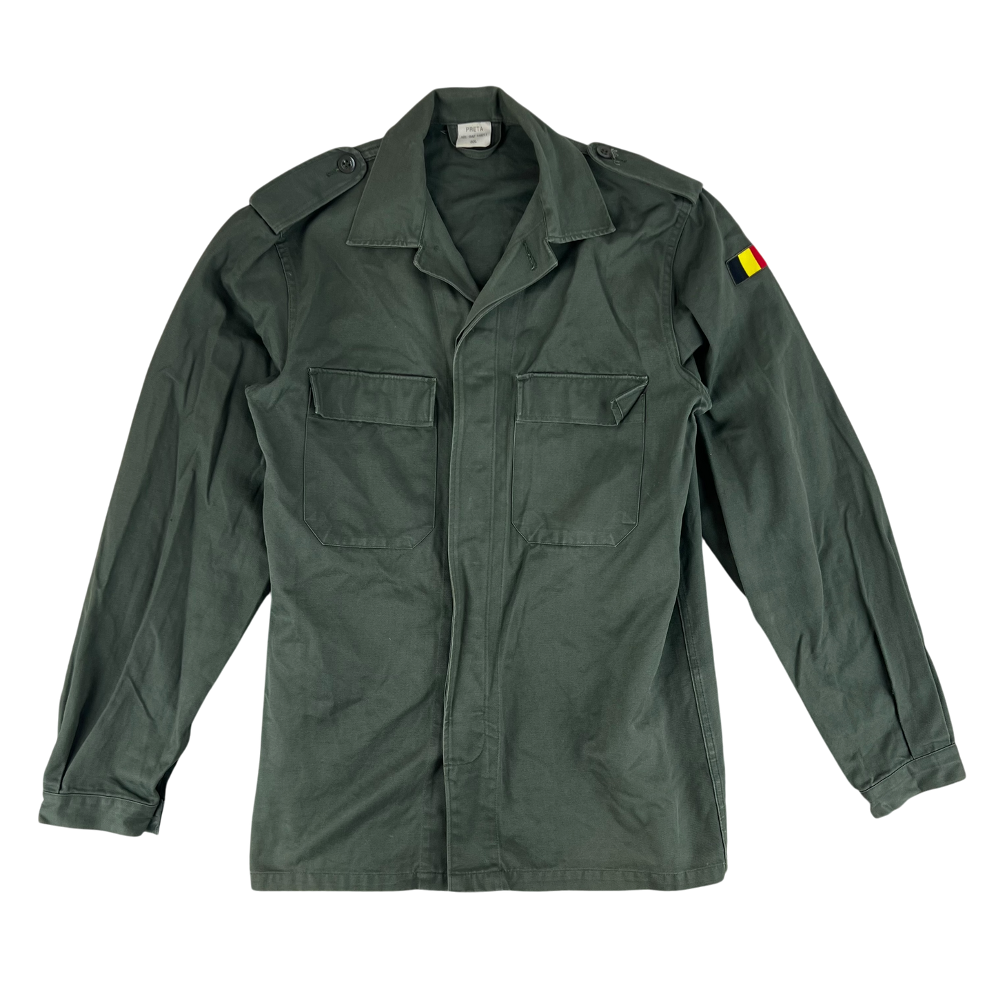 Belgian Army M88 Olive Green Shirt - Medium