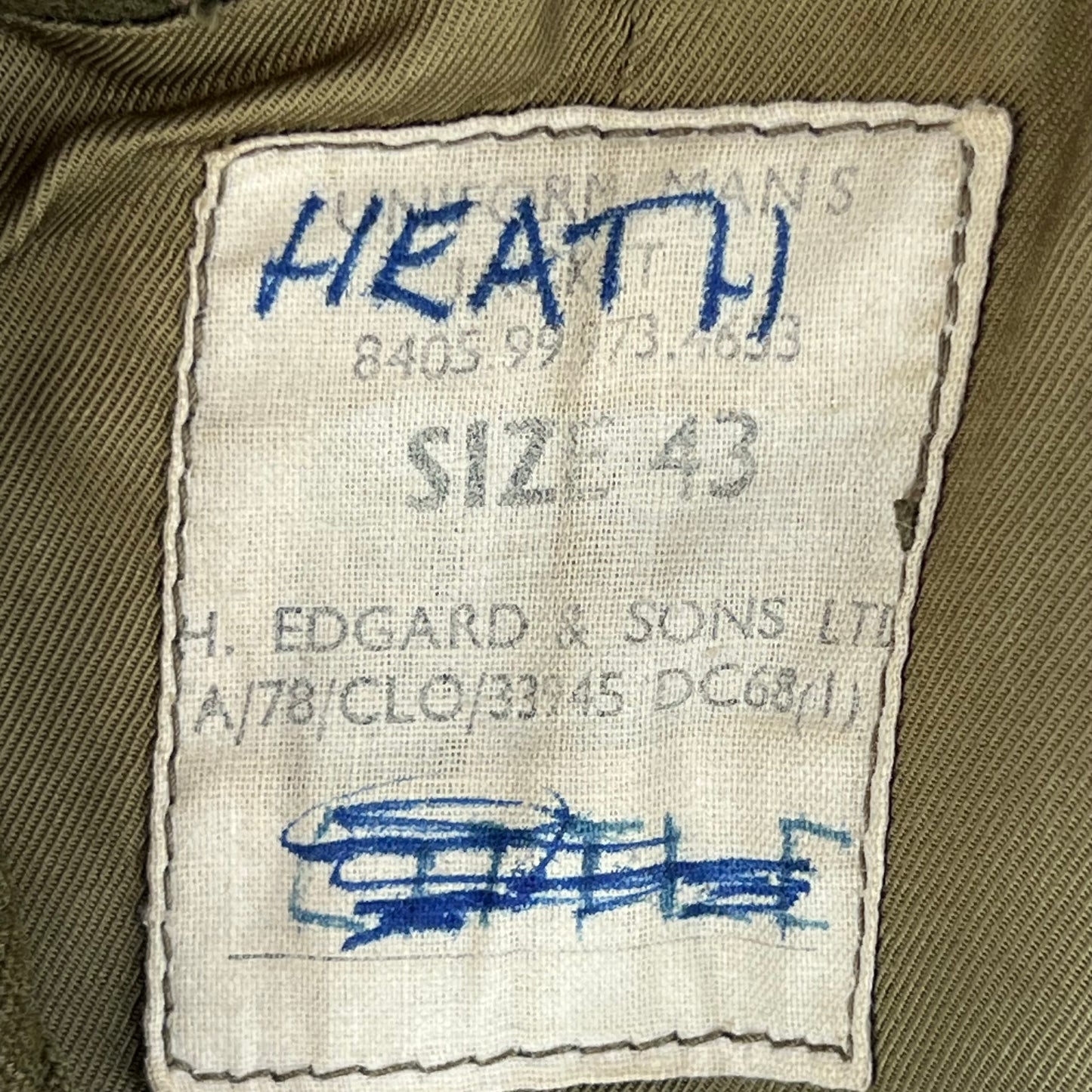 British Army No. 2 Khaki Green Dress Jacket - Royal Artillery - Medium