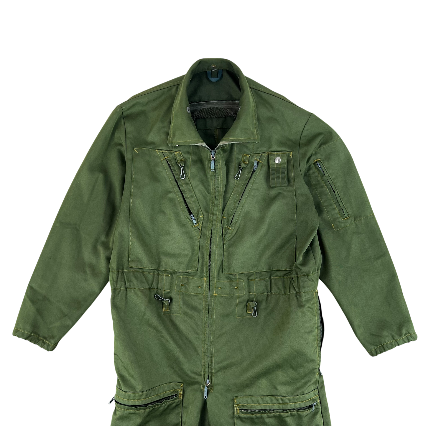 Swiss Air Force 80s Green Flight Suit - Large