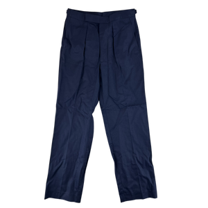 British Royal Navy Poly-Cotton Working Dress Trousers - W32 L30.5