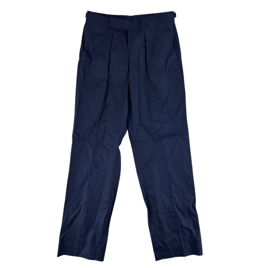British Royal Navy Poly-Cotton Working Dress Trousers - W32 L30.5