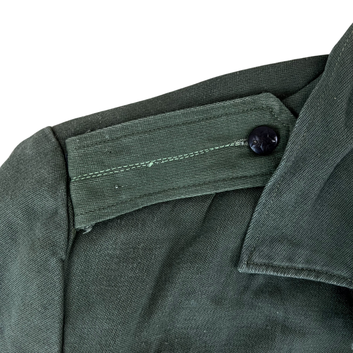 Bulgarian People's Army Officer's Olive Green Cossack Shirt - Large