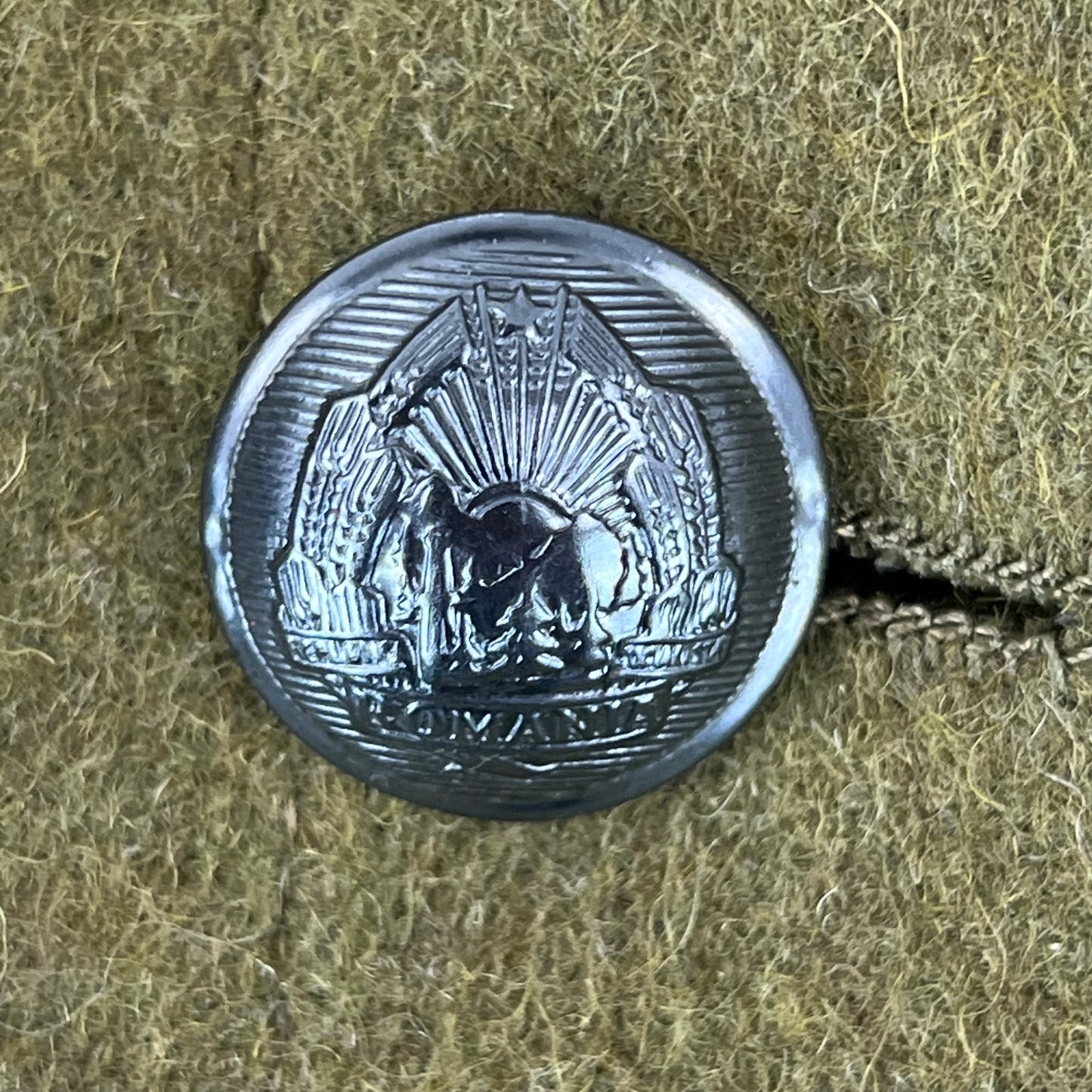 Romanian People's Army Khaki Wool Greatcoat - Medium