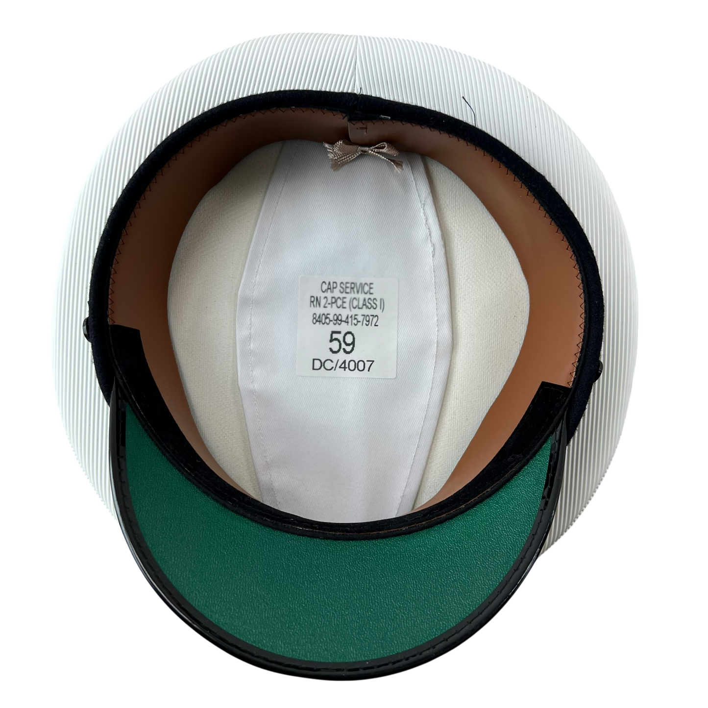 British Royal Navy Officer's Peaked Dress Cap - Large 59cm