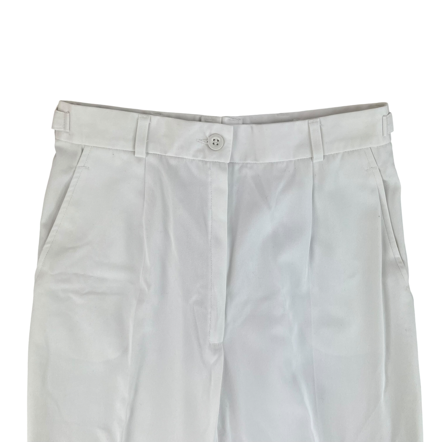 British Royal Navy Women's White Class II Flared Trousers - W30 L29