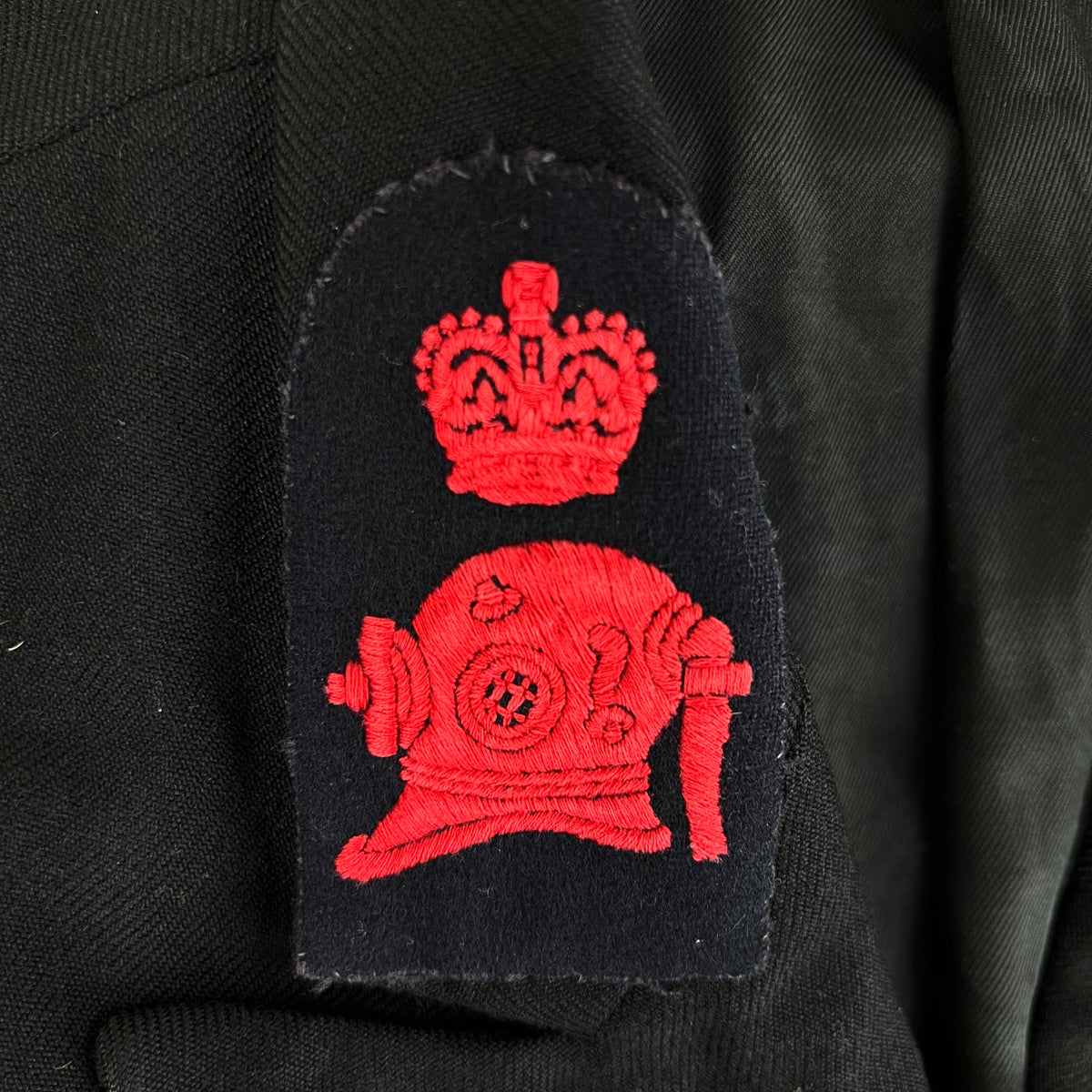 British Royal Navy Black Dress Blazer - Medium