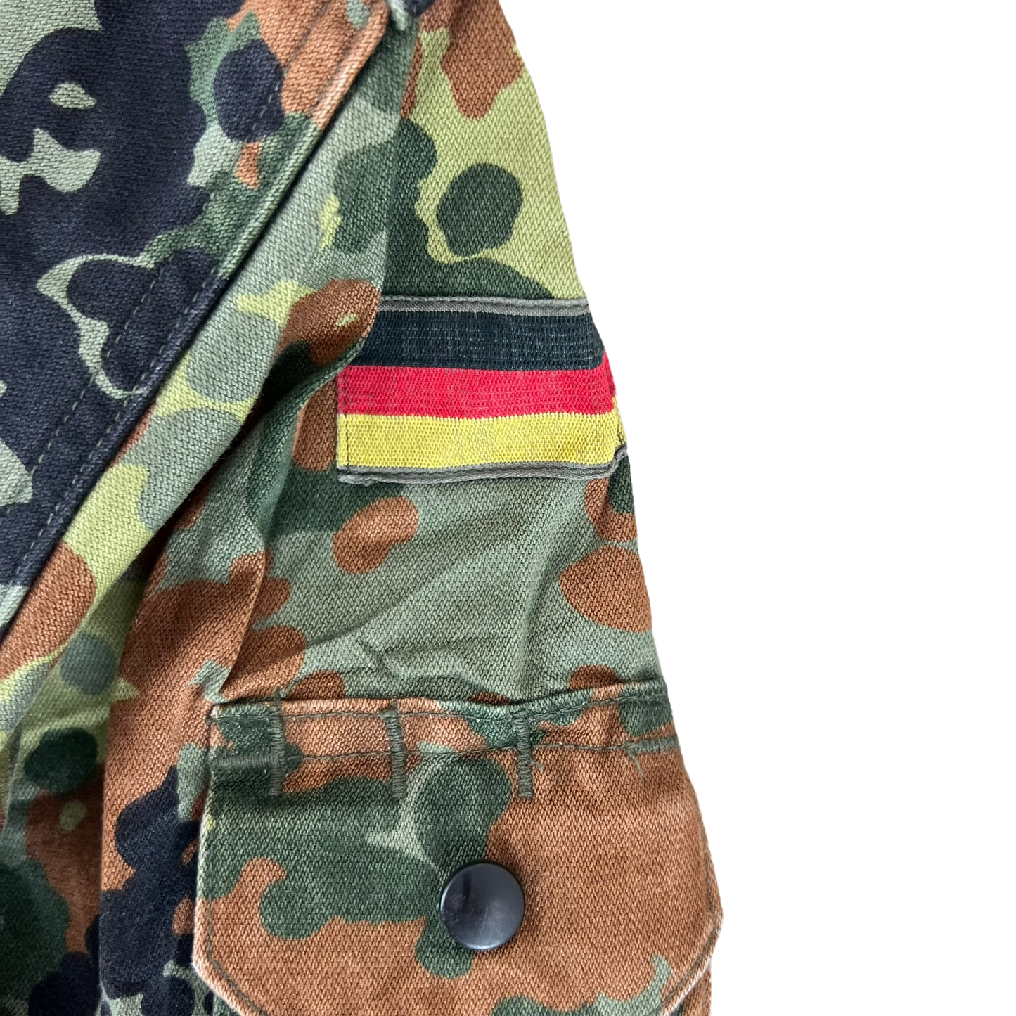 German Army Flecktarn Camouflage Combat Parka - Large GrNr 12