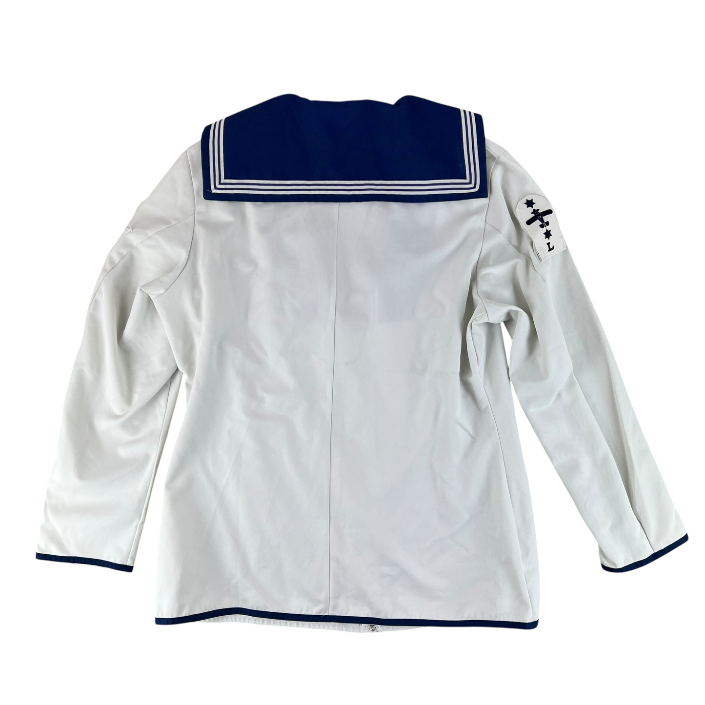 British Royal Navy Class II White Jumper Sailor's Top - X Large 188/124