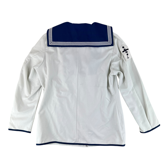 British Royal Navy Class II White Jumper Sailor's Top - X Large 188/124